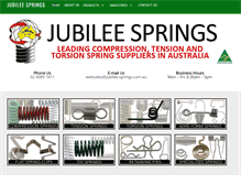 Tablet Screenshot of jubilee-springs.com.au